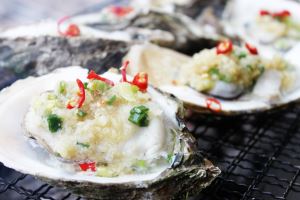 Grilled Oyster with Butter and Fennel
