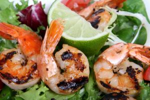 Grilled Shrimp with Hot Sauce