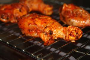 Grilled Chicken Thigh with Sriracha