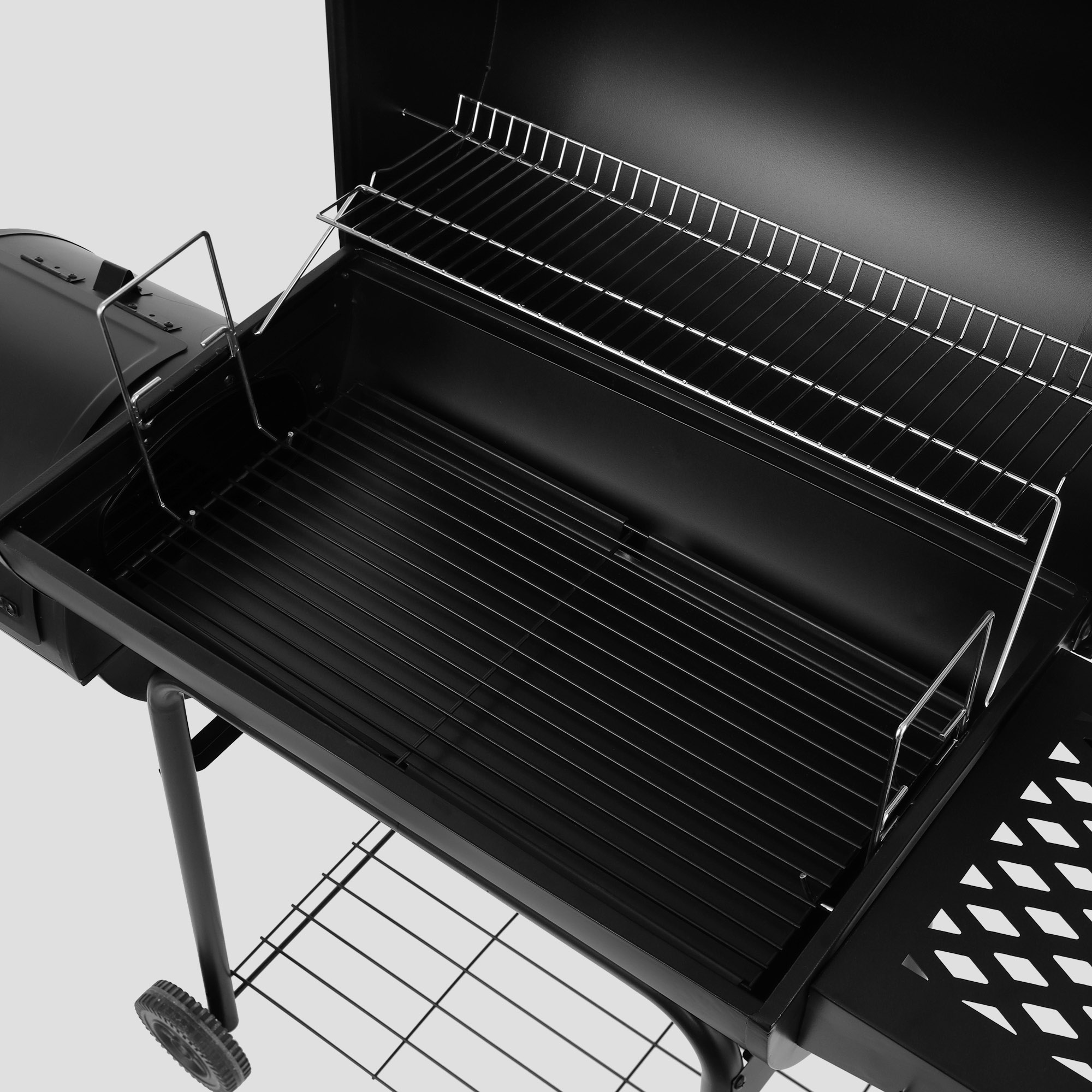 Royal Gourmet CC1830R 30-Inch Barrel Charcoal Grill with Offset Smoker ...